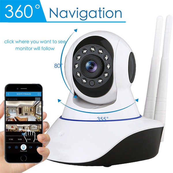 Bộ camera an ninh cao cấp 1080P IP kèm micro