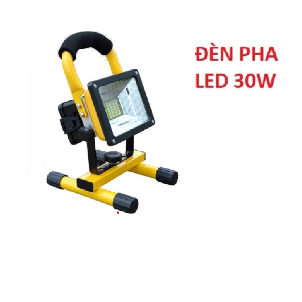 Đèn pha chiếu xa 30W kèm giá đỡ đèn