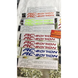 Tem dán phuộc ốp gắp phản quang RC EDITION SIÊU ĐẸP