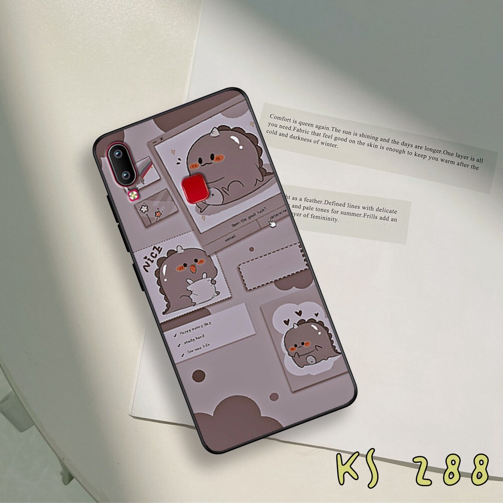 Ốp lưng Vivo Y91 - Vivo Y95 - Ốp in hình khủng long,dinosaur dễ thương