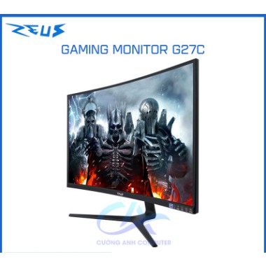 Màn Hình cong  27 inch Zeus G27C Full HD Cong Full viền 75HZ RGB mới 100% | BigBuy360 - bigbuy360.vn