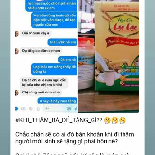 Com bo Ngũ cốc lợi sữa lạc lạc