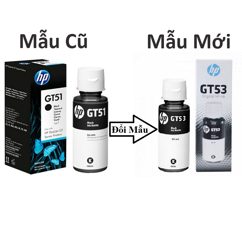 Mực in phun HP GT53 90ML Đen (HP Ink tank 510/550/610/115/315/415/319/419)