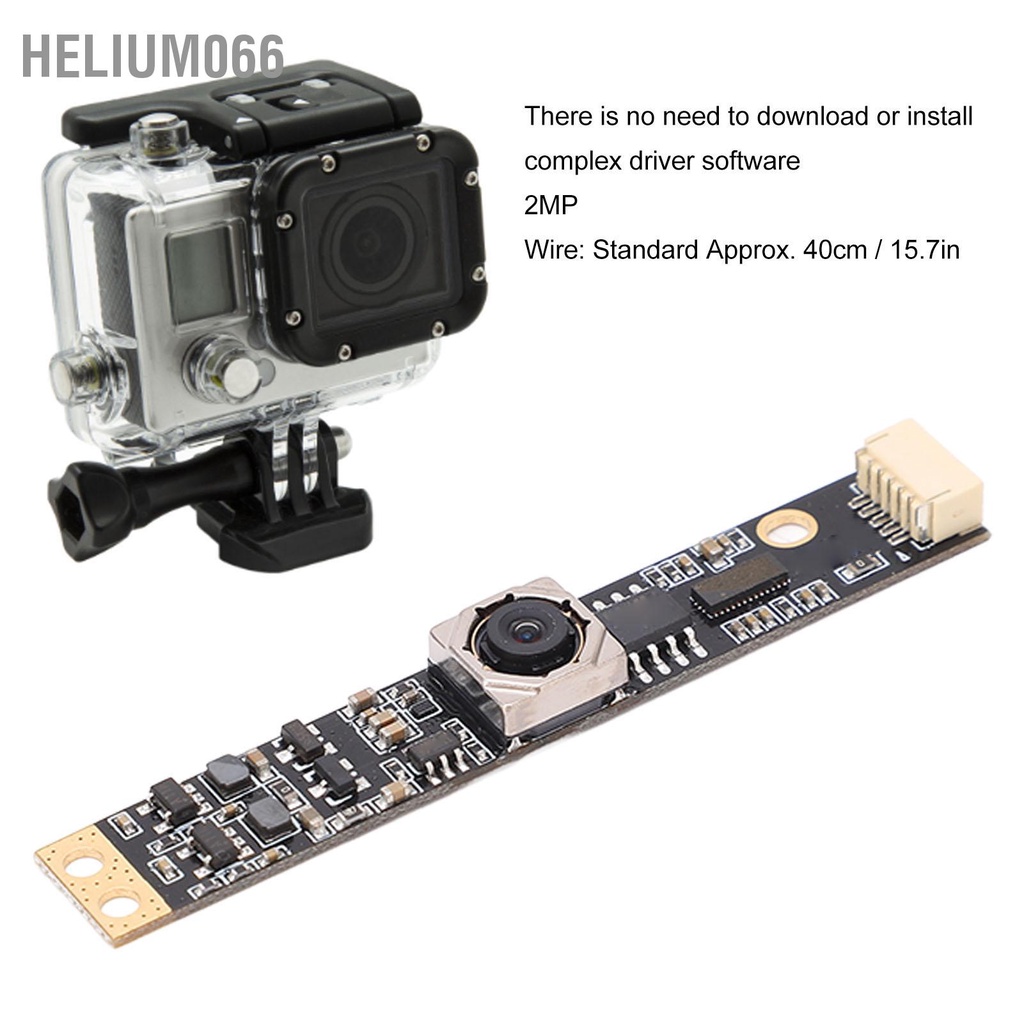 Helium066 Mô-đun máy ảnh tính Tự động lấy nét 2MP 1080P HD nhúng được tích hợp trong siêu nhỏ cho xách tay OV2720