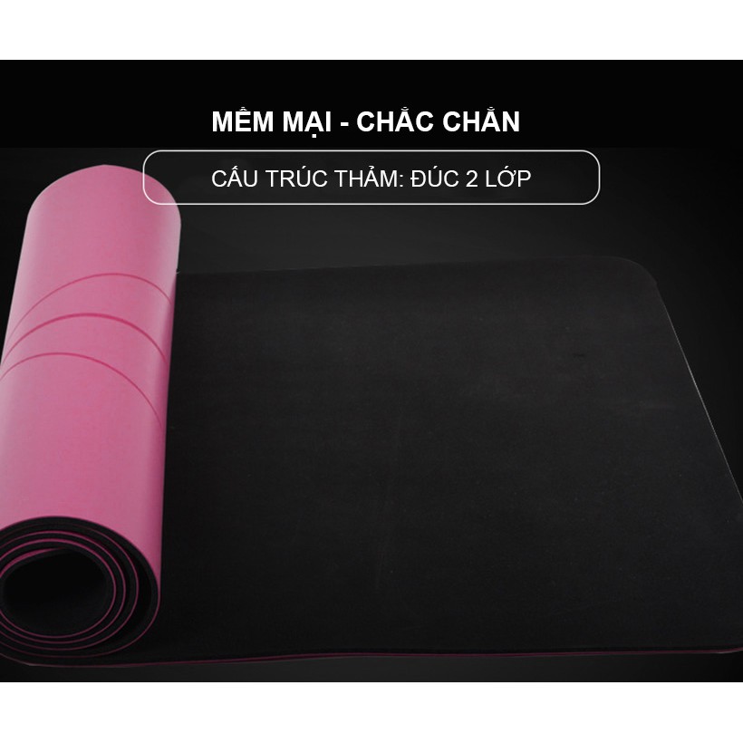 Thảm tập Yoga chất liệu PU cao cấp MDBuddy MD9040