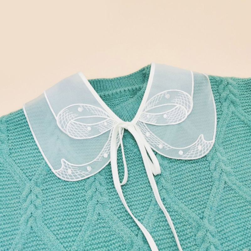 Vòng Cổ Hai Lớp Thắt Nơ Phối Ren Xinh Xắn Thời Trang