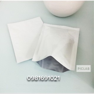 TÚI ZIP 3 BIÊN 2 MẶT TRẮNG SỮA - ĐỰNG MỸ PHẨM DẠNG LỎNG