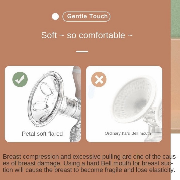 Máy Hút Sữa Điện Tử 9Gears Không Dây Sạc Lại Rảnh Tay / Bơm Sữa Mẹ Màn Hình LCD Thông Minh / Không Dây / Không Đau / Máy Hút Sữa Có Thể Sạc Lại