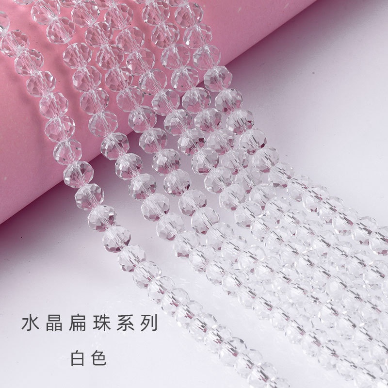 Hạt Thủy Tinh Pha Lê Dạng Phẳng Dùng Làm Trang Sức Thủ Công