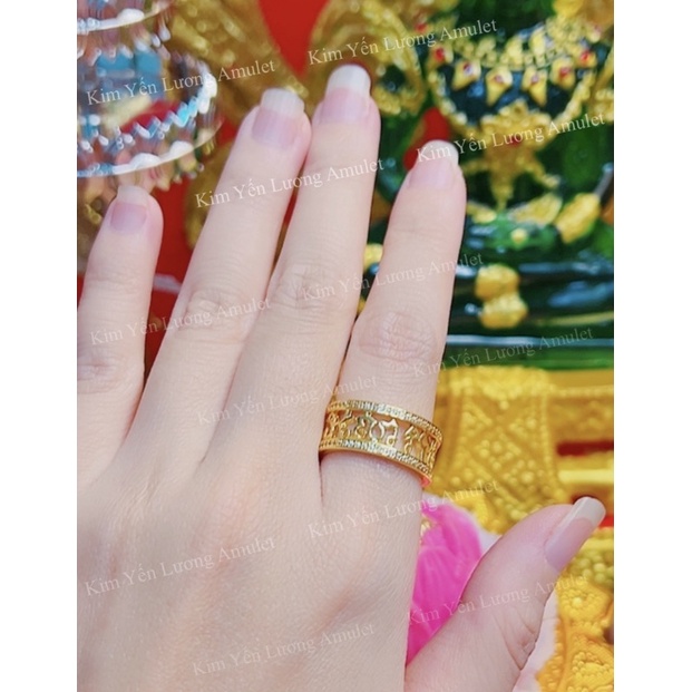 🎀 NHẪN YANT BẢN TO MAY MẮN THÁI LAN 🎀