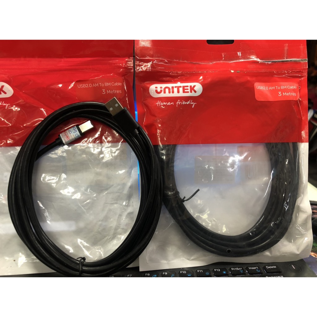 Cáp máy in cổng USB 1.8M - 3M UNITEK YC410/ YC420 - Hàng Chính Hãng Phân Phối- Bảo Hành 12 Tháng