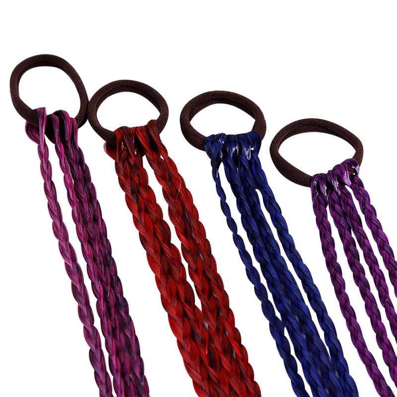 Dây buộc tóc thiết kế lọn tóc giả thời trang cho bé gái