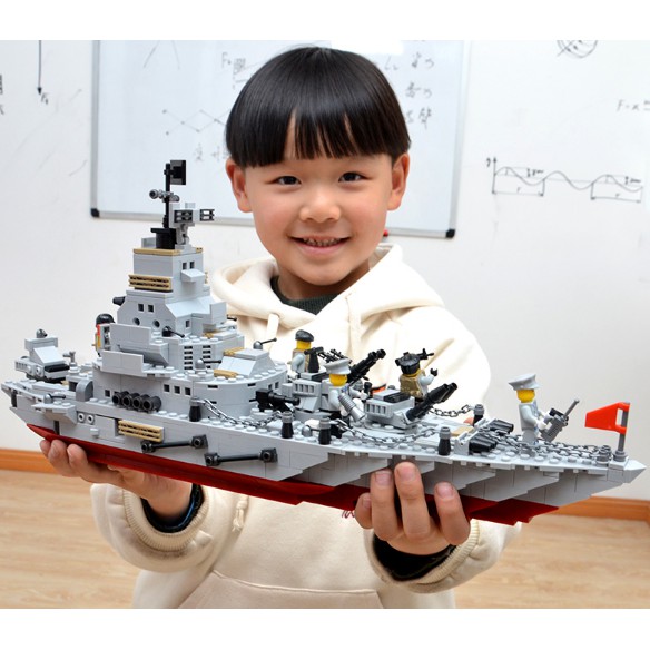 BỘ ĐỒ CHƠI XẾP HÌNH LẮP RÁP TÀU CHIẾN HẢI QUÂN 1000 MẢNH GHÉP kích thích trí thông minh của trẻ