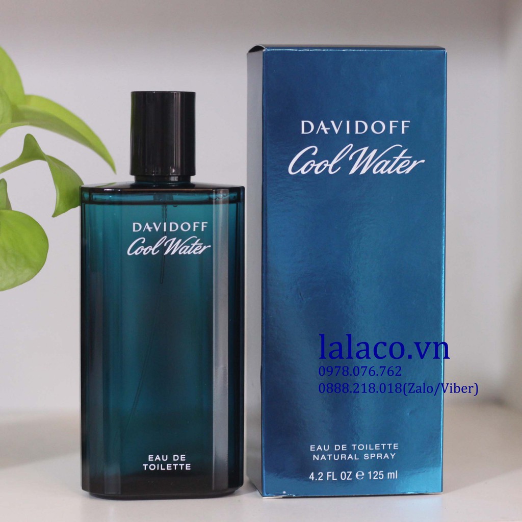 [Mã 1512FMCGSALE1 giảm 10% đơn 250K] Nước Hoa Davidoff Cool Water Men 125ml