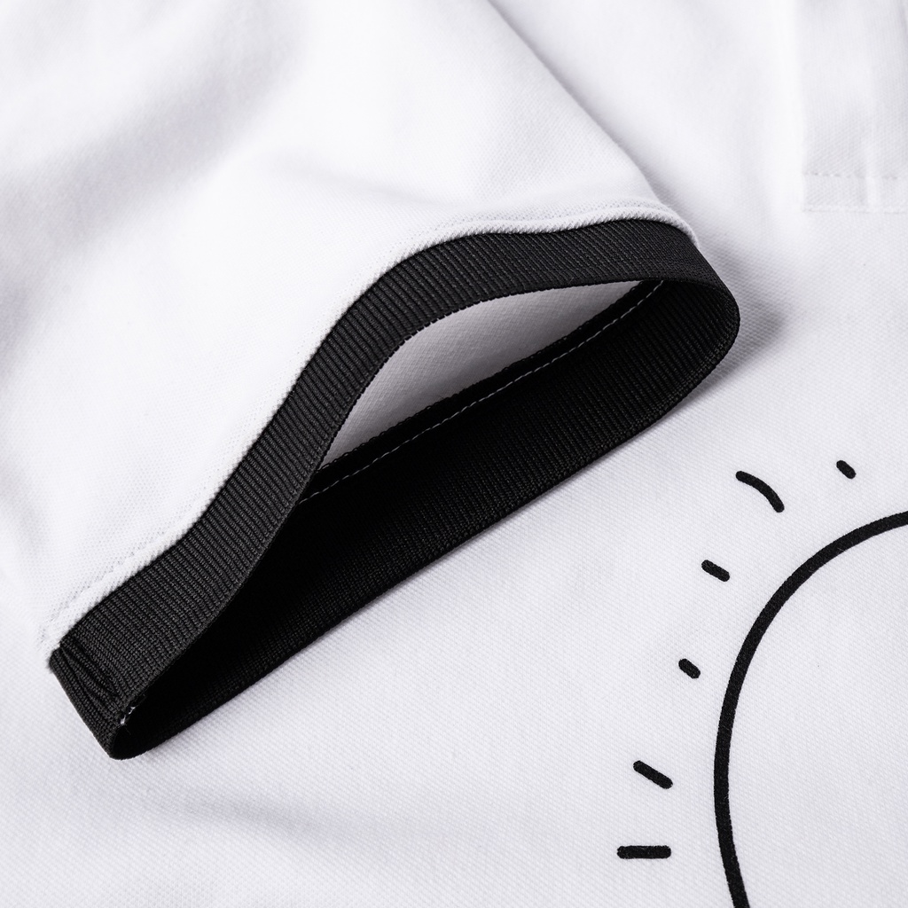 Áo thun polo nam ngắn tay họa tiết chú chó cute vải cá sấu không nhăn form regular Henleydog AMANLAB