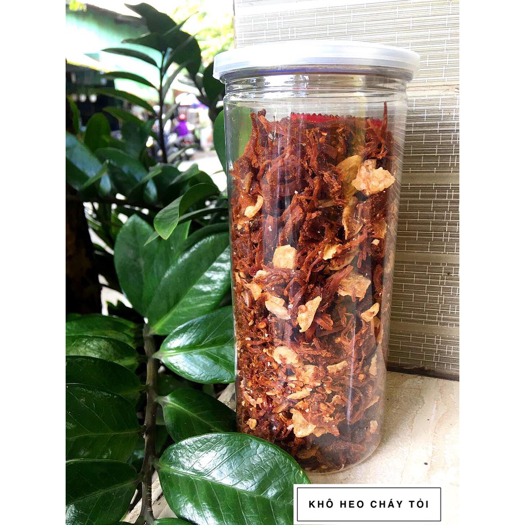 (300Gr) Khô Heo Cháy Tỏi Lát (Thịt lợn cháy tỏi ) hủ Pet Sharefood (free ship) | BigBuy360 - bigbuy360.vn