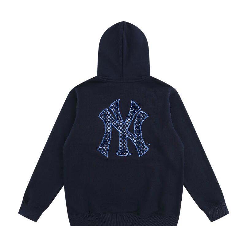 ❤❀  ❤ Mlb Áo Hoodie Họa Tiết Thêu Chữ NY Thời Trang Cho Nam Nữ