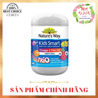 Viên uống dầu cá nature's way omega-3 fish oil trio