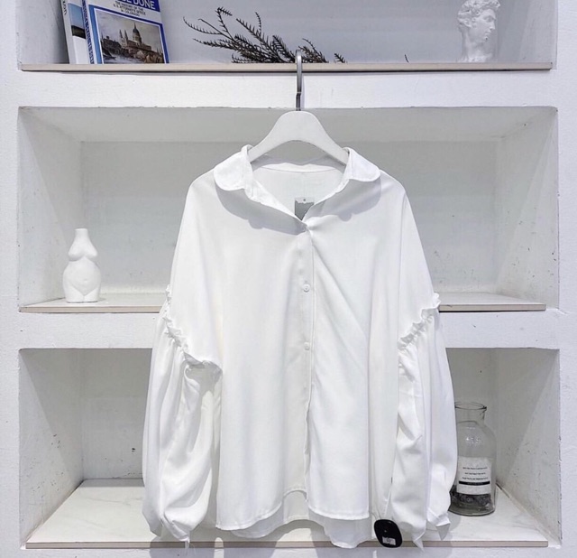 SƠ MI TRƠN TRẮNG TAY PHỒNG