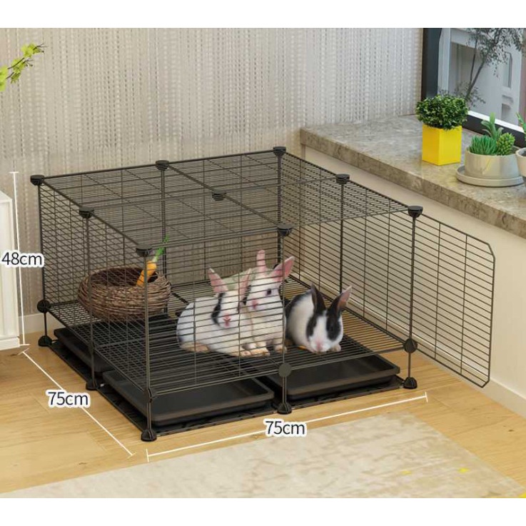 ( Chuồng pet) Lưới sắt lắp ghép chuồng quây thú cưng nhiều mẫu đa dang,tặng kèm chốt gắn