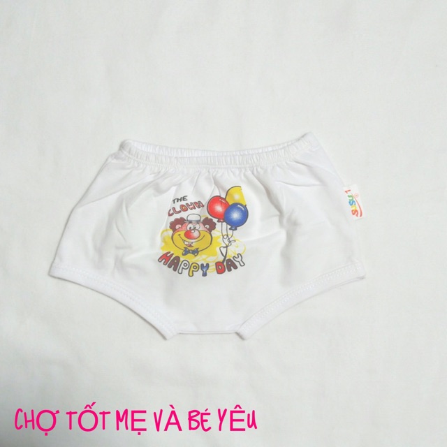 Set 5 Quần Ngắn Cho Bé, Quần Đùi Đáy Ngang Đóng Tã Cho Bé Sơ Sinh Cotton In Hình  (3-13KG)