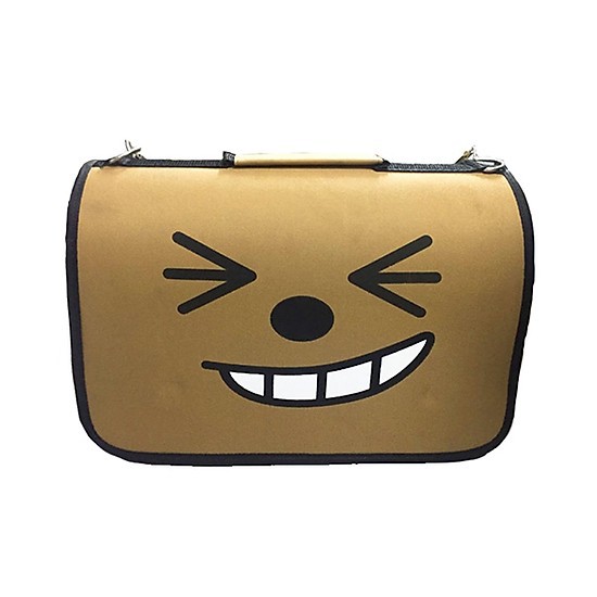 Túi vải hình mặt cười siêu cute vận chuyển chó mèo đủ size