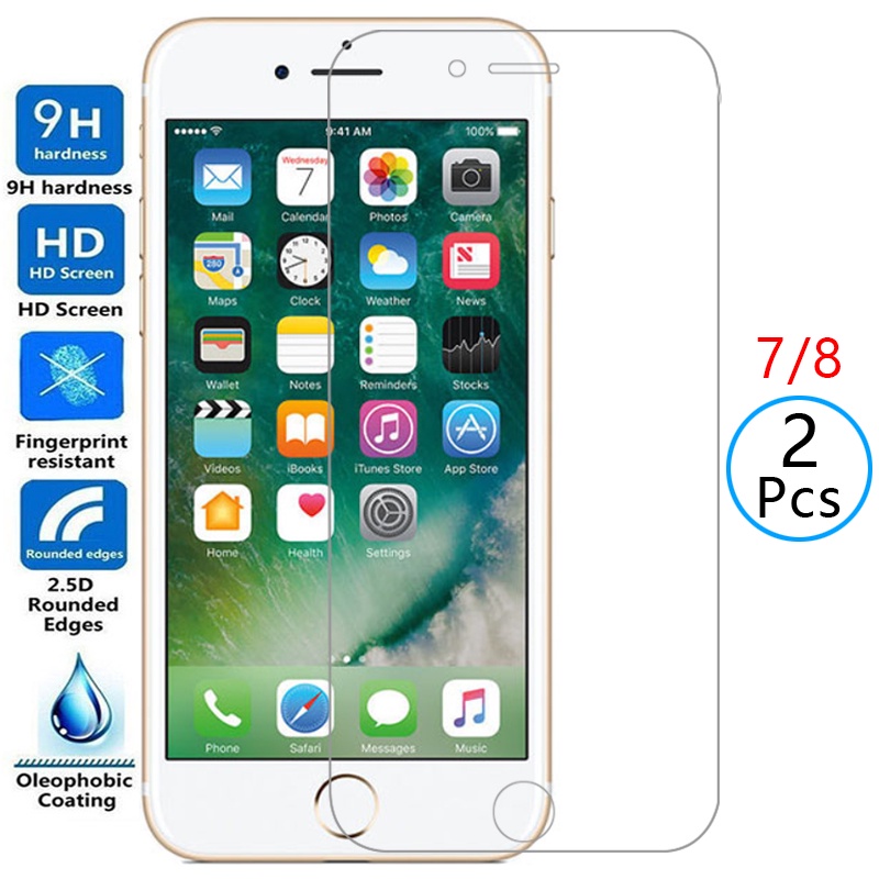 Kính cường lực bảo vệ cho Iphone 7 8 Tấm bảo vệ màn hình trên điện thoại i 78 Iphone7 Iphone8 Phim a