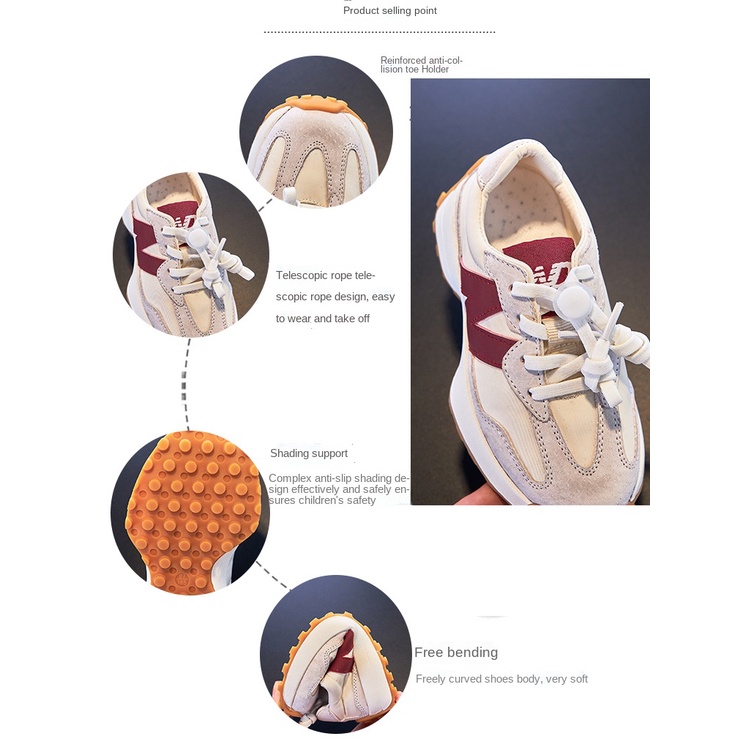 Giày thể thao thoáng khí chống trượt thời trang cho bé