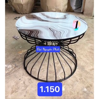Bàn Trà,Sofa Phòng Khách Chân Đồng Hồ Cát