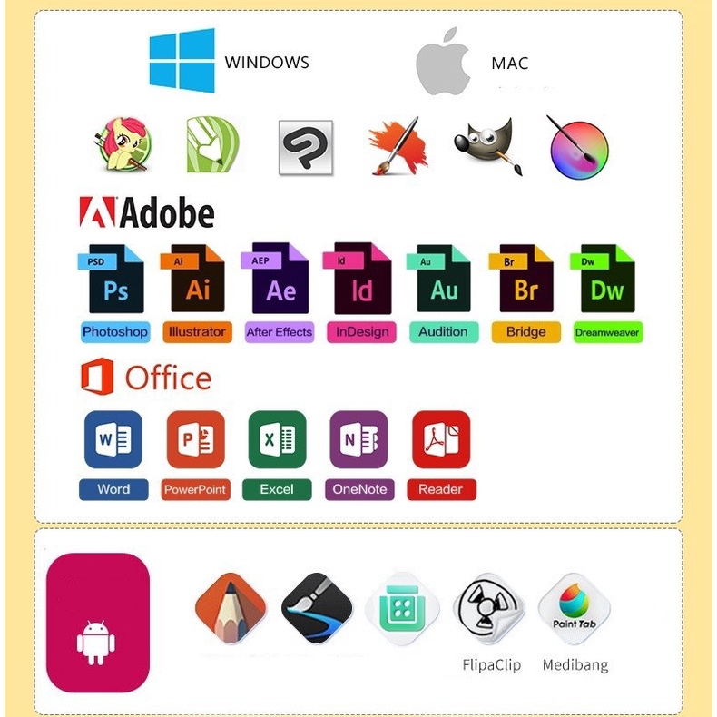 Bảng Vẽ Điện Tử Siêu Mỏng Lực Nhấn 8192 XP-Pen Star G640LM LINE FRIENDS