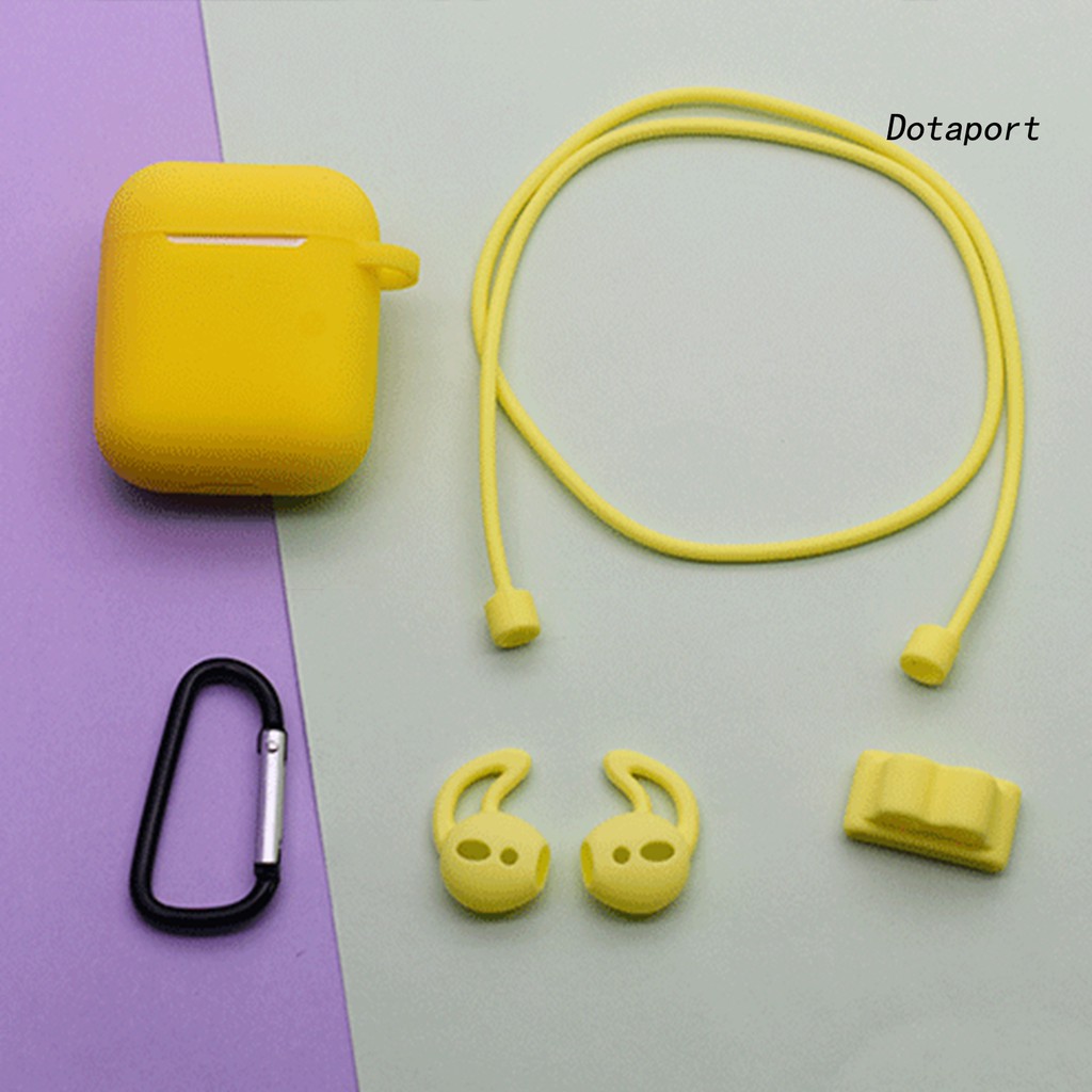 Vỏ Đựng Bảo Vệ Hộp Sạc Tai Nghe Airpods 1 / 2 Kèm Phụ Kiện