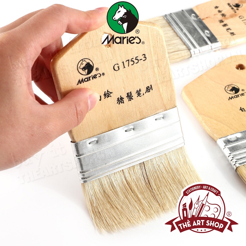 Cọ vẽ Marie's đầu dẹt bản lớn G1755 THEARTSHOP