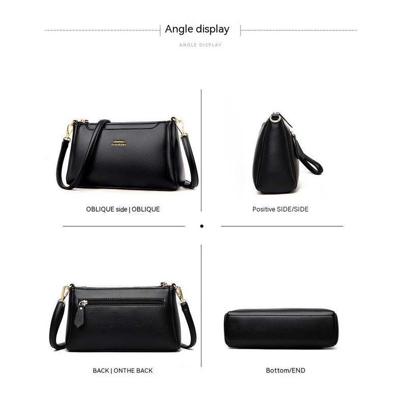 Túi Xách Da Mềm Nhiều Lớp Phong Cách Hàn Quốc 2022 6091#