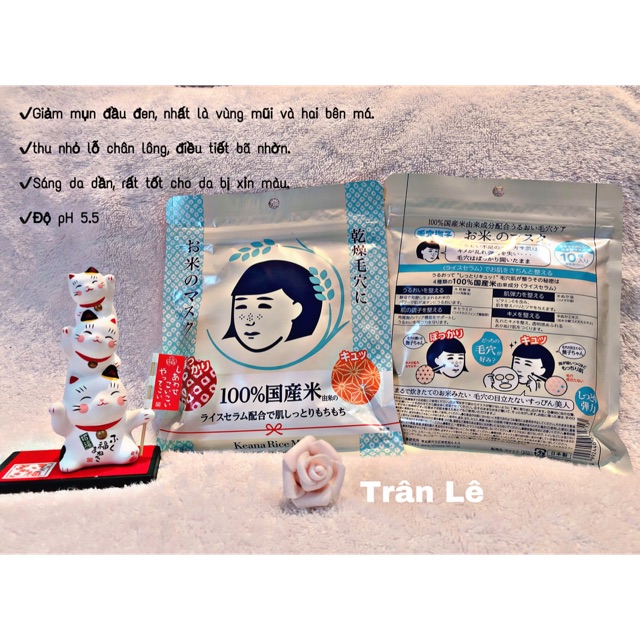Mặt nạ gạo Keana Nadeshiko Rice Mask
