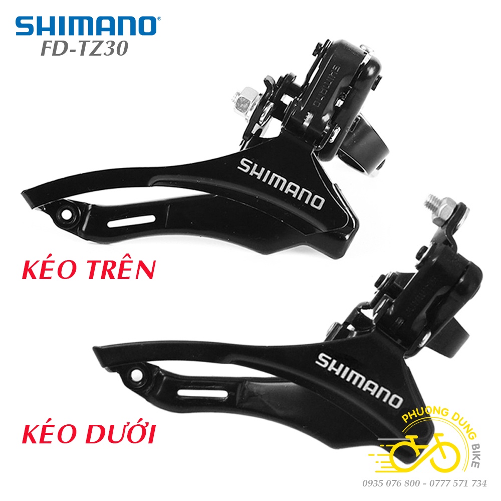 Sang đĩa xe đạp SHIMANO FD-TZ30