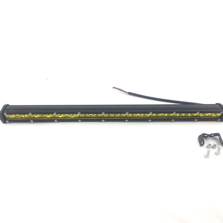 Đèn Led bar 1 Hàng Vàng 50Cm lõm (Cái) Đèn Pha LED Bar 18 Bóng Dài 50cm Dành Cho Ô Tô Áng Sáng Vàng