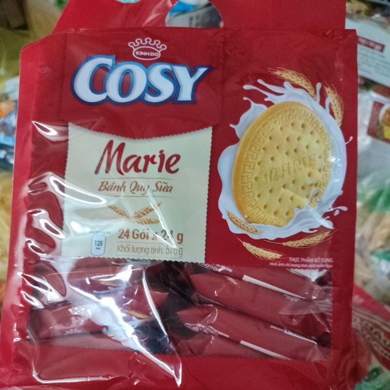Bánh cosy sữa bịch 576g 24 gói nhỏ