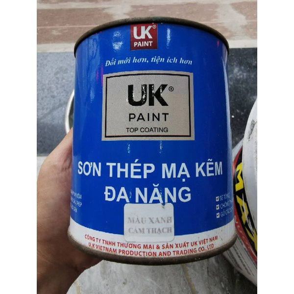 Sơn thép mạ kẽm, sơn UK Paint 800g