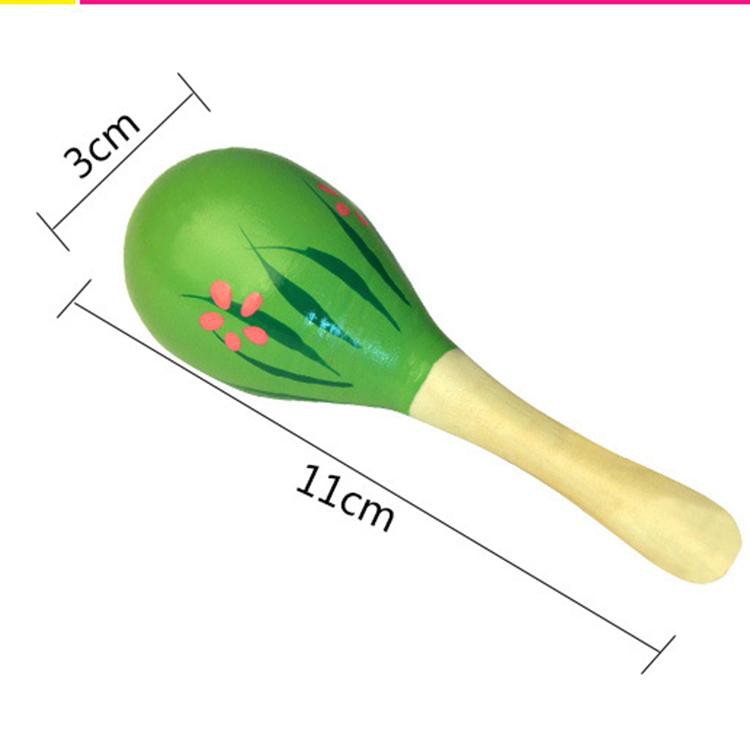 Xúc xắc lục lạc bằng gỗ cho bé