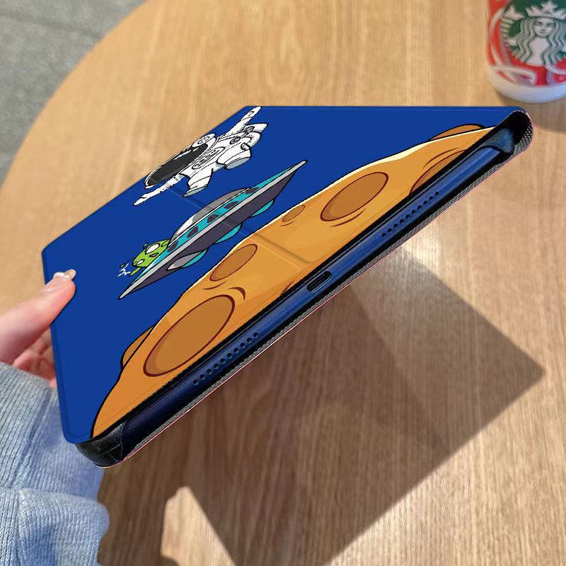 Ốp Máy Tính Bảng Hình Phi Hành Gia Vũ Trụ UFO Cho apple ipad air ipad mini123456 Bao Da Máy Tính Bảng Thời Trang Cho ipad 9.7inch 8.3inch 7.9inch 10.2inch 11inch Ốp