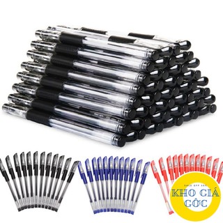 Combo 10 bút bi nước văn phòng 0.5mm mực đều nét chữ đẹp