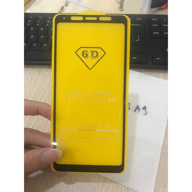 Bộ 2 kính cường lực sam sung A9 (2018) Full màn, full keo