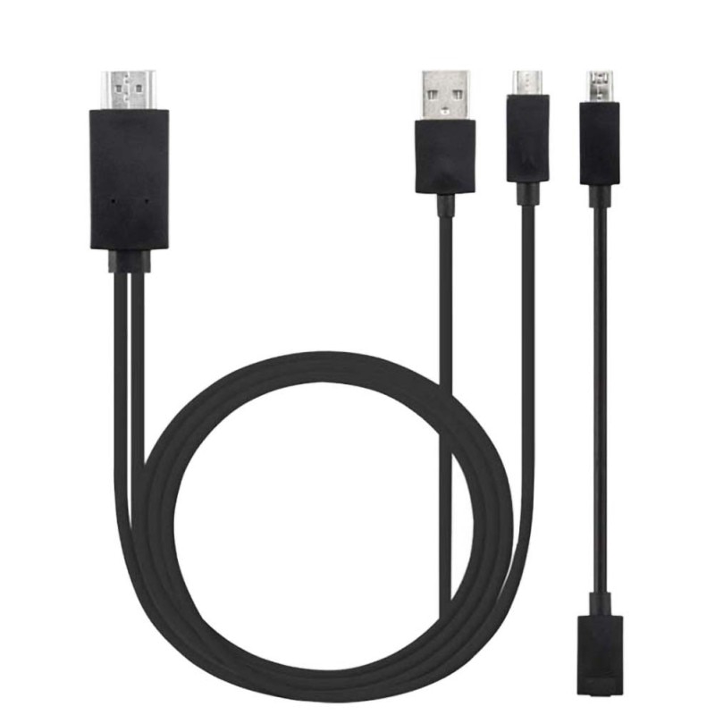 Cáp Chuyển Đổi 1.8m Micro Usb Mhl Sang Hdmi 5 Pin 11 Pin Hd Tv Cho Samsung Huawei Xiaomi Htc Mhl