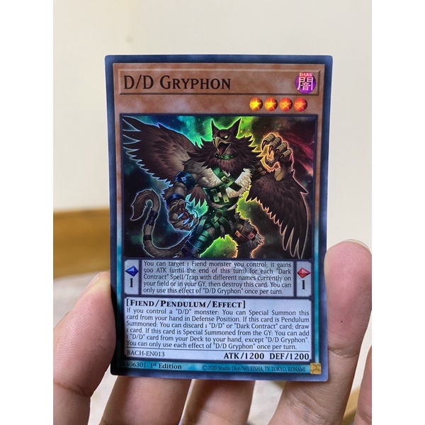 Thẻ bài Yugioh D/D Gryphon