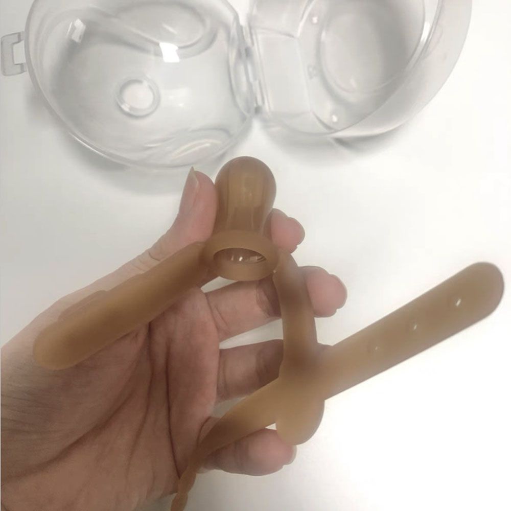 Dụng cụ nẹp ngón tay bằng silicone chống cắn cho bé