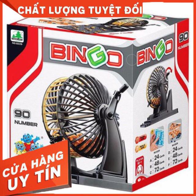 Bộ lô tô có lồng quay 90 số bằng nhựa