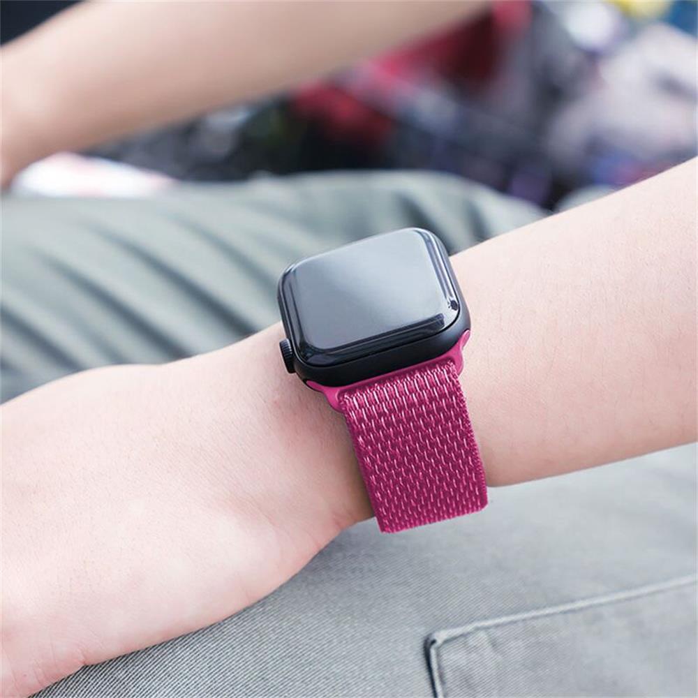 Dây Đeo Sợi nylon 10 Màu Cho Đồng Hồ Thông Minh Apple Watch Ultla Series 8/7/6/SE/5/4/ 3/2/1 (38mm/40mm/41mm/42mm/44mm/45mm/49mm)