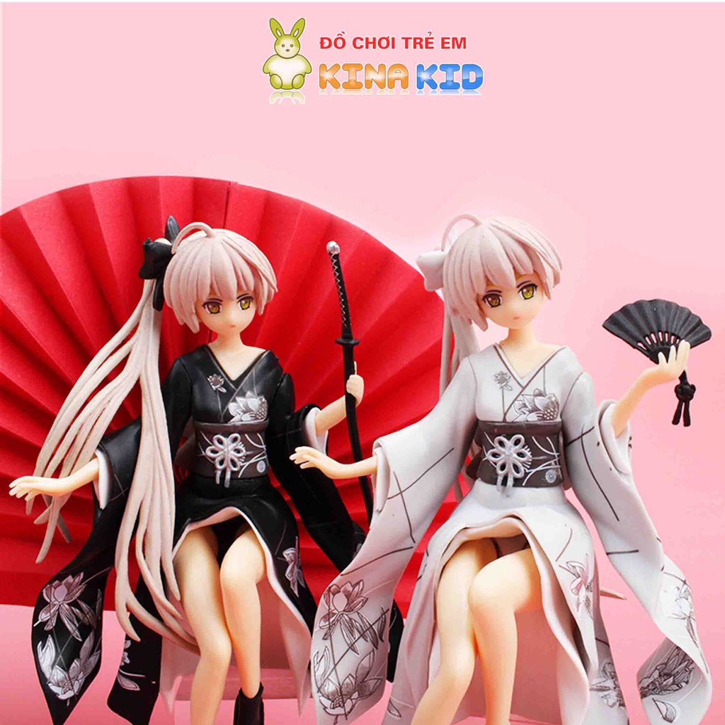 Mô Hình Nhân Vật Anime Cô Gái Nhật Bản Mặc Kimono Xinh Xắn, Đáng Yêu