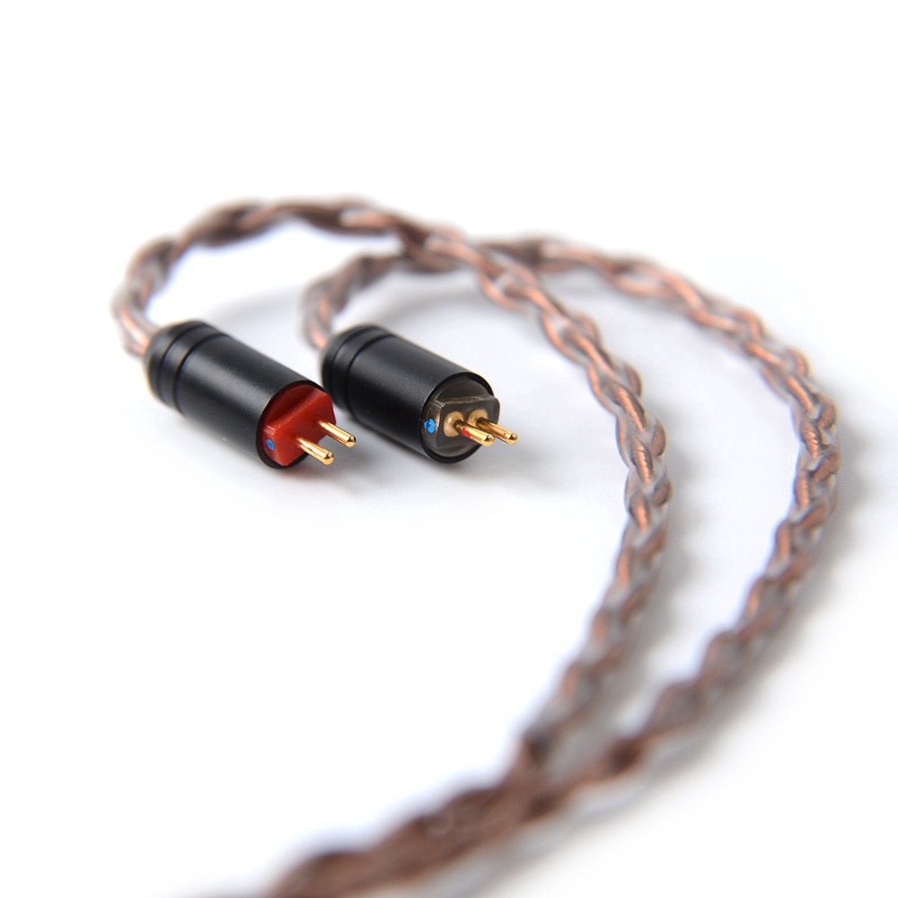 NICEHCK 8 Core High Purity Copper Upgrade Cable 3.5/2.5/4.4mm Plug MMCX/2Pin For TFZ T2 KZ ZS10 ZSX C10 C12 V90 NX7 PRO