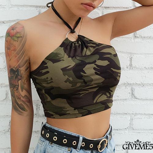 Áo Crop Top Hai Dây Gợi Cảm Cho Nữ